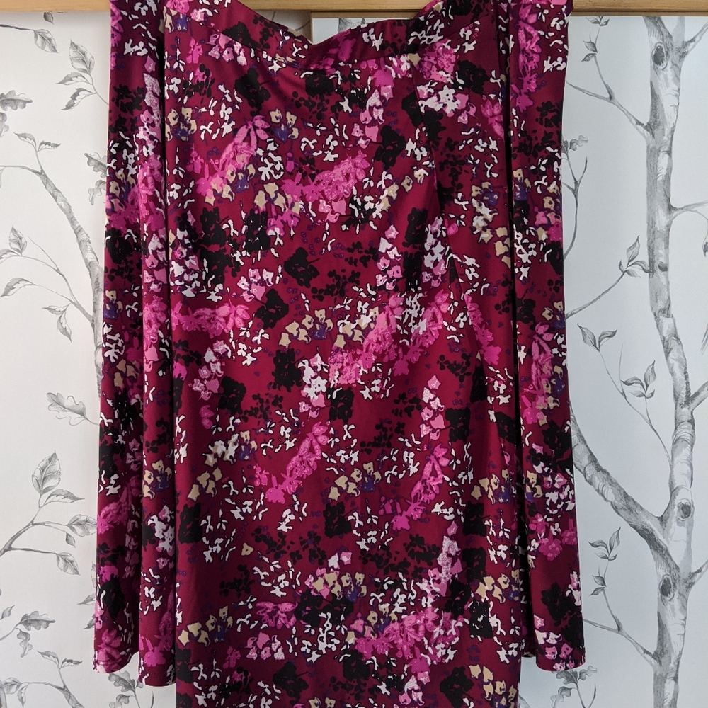 A line knit skirt,  WFH fashion